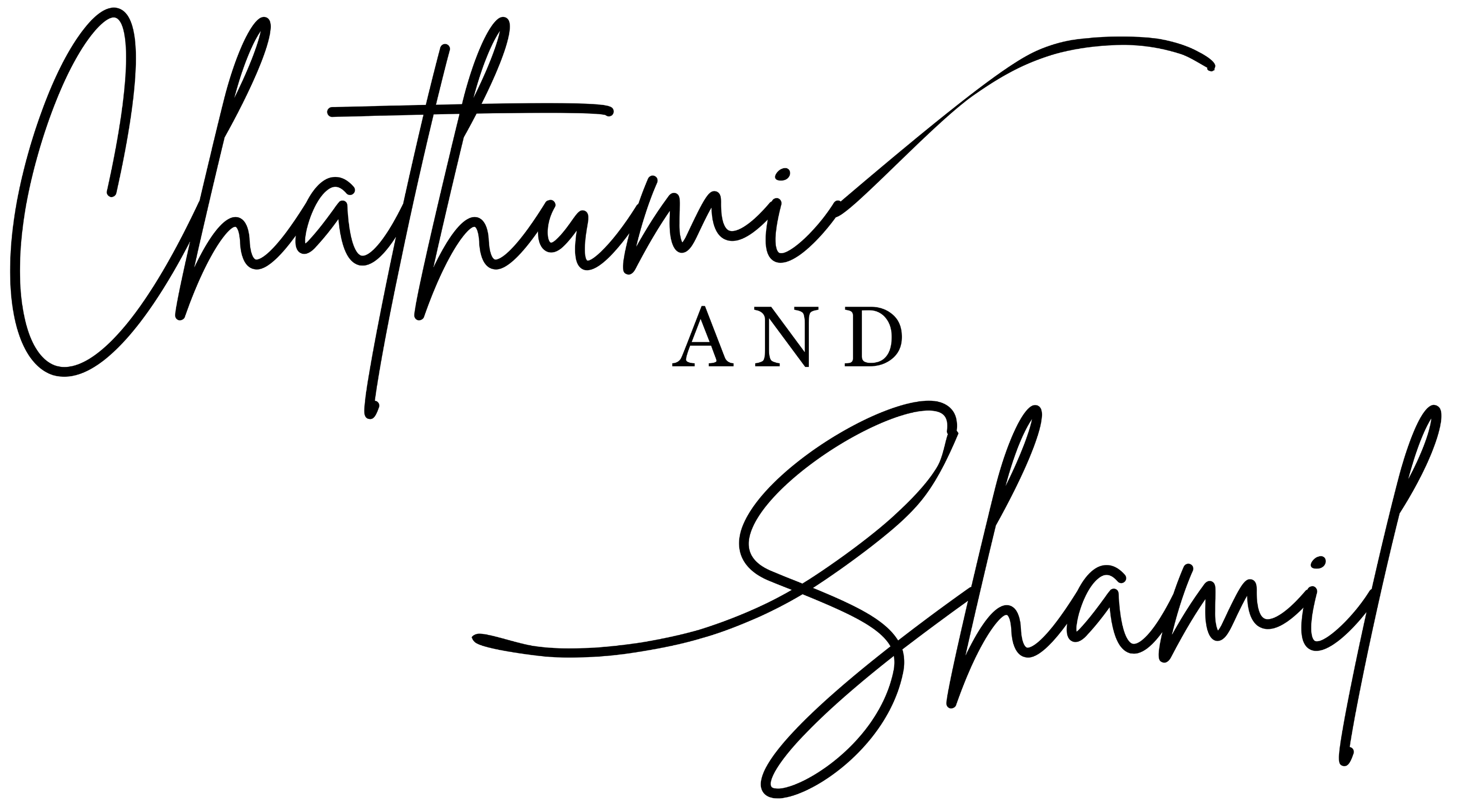 Chathumi & Shamil Logo